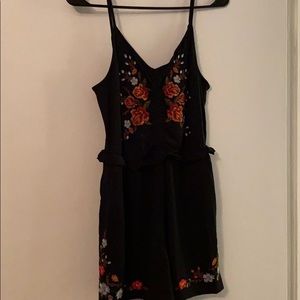 Embroidered American Eagle Romper